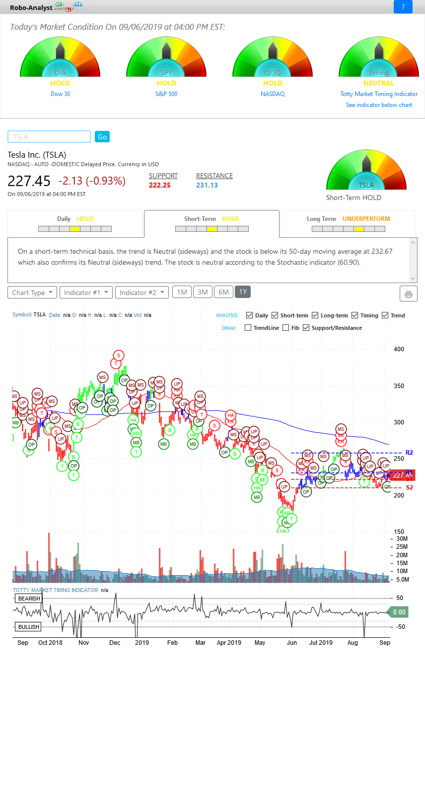 TSLA Robo Analyst