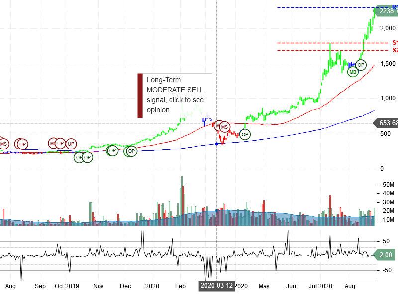 Tesla Inc Stock Chart